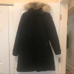 Canada Goose Kensington Black Down Jacket
